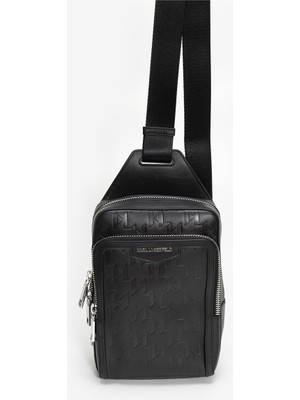 Karl Lagerfeld Men's Messenger Bag Black