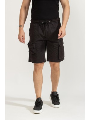 Replay Regular Men's Bermuda Shorts Black
