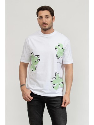 Karl Lagerfeld Men's Crew Neck T-Shirt White