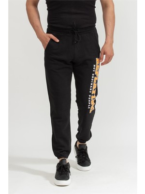 Replay Regular Men's Sweatpants Black