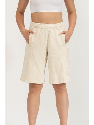 Ea7 Men's Bermuda Shorts Beige