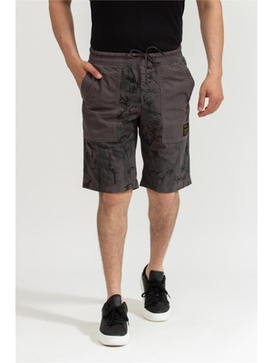 Replay Regular Men's Bermuda Shorts Grey
