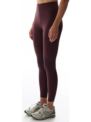 Penti Dark Burgundy Back Lock Seam Detail Leggings