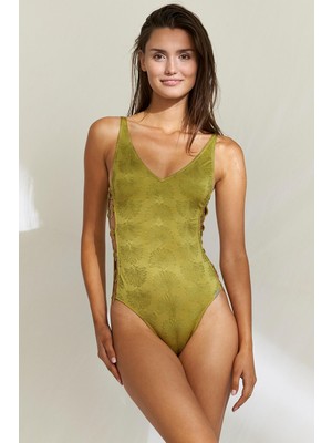 Watercult Satin Craft Swimsuit Multicolor