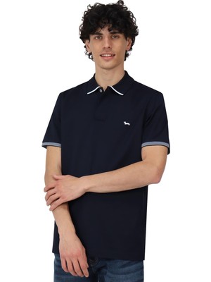 Harmont&blaıne Harmont Blaine Men's Polo Collar T-Shirt Navy