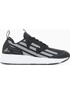 Ea7 Black And White 10TH Anniversary Sneakers Black