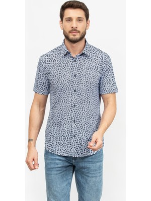Boss Men's Shirt Navy