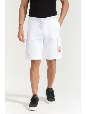 Karl Lagerfeld Men's Bermuda Shorts White