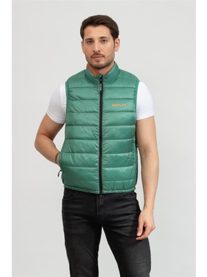 Replay Regular Men's Vest Green