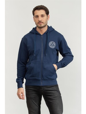 Versace Jeans Couture Men's Zip-Up Sweatshirt Multicolor
