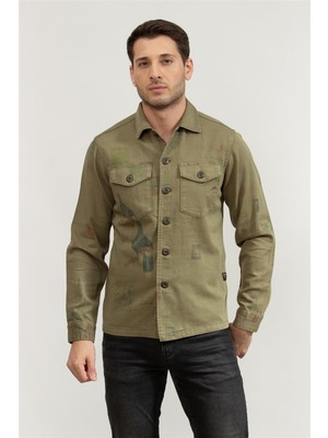 Replay Regular Men's Jacket Green