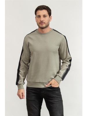 Ea7 Men's Crew Neck Sweatshirt Smoke Grey
