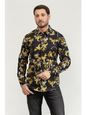 Versace Jeans Couture Men's Shirt Black