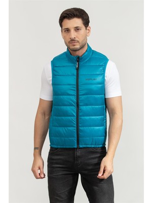 Replay Regular Men's Vest Blue