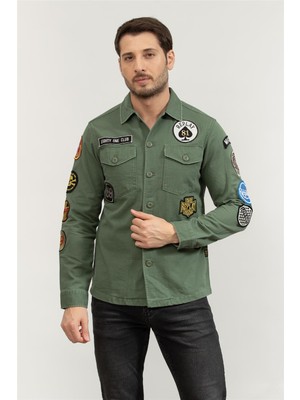 Replay Regular Men's Jacket Green