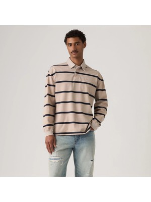 Levis Union Long Sleeve Rugby Polo Shirt