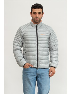 Replay Regular Men's Jacket Silver