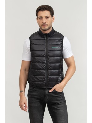 Replay Regular Men's Vest Black