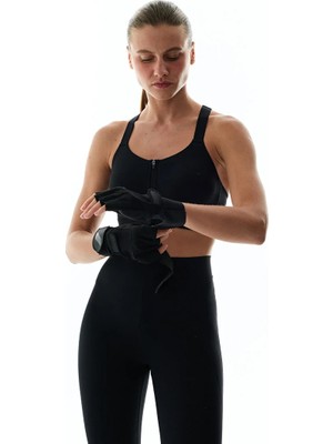 Penti Black Wonder High Support Zippered Power Zip Front Sports Bra