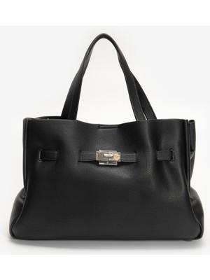 Dkny Women's Bryar Lg Satchel Shoulder Bag Black