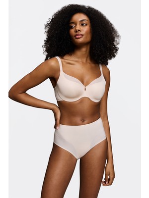 Trıumph Triumph Women's Bmu Illusion Curve Maxi Briefs Beige