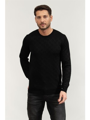 Karl Lagerfeld Knit Crewneck Men's Knitwear Black