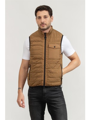 Replay Regular Slim Men's Vest Beige