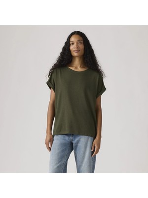 Levis Loro Dolman Linen Blend T-Shirt