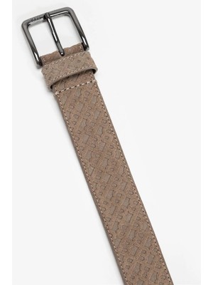 Boss Men's Belt Beige