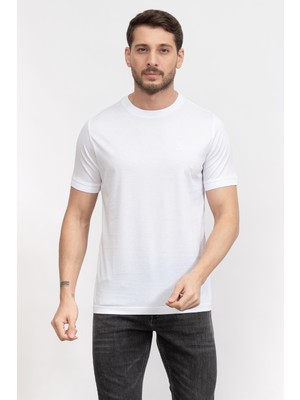 Karl Lagerfeld Men's Crew Neck T-Shirt White