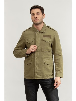 Replay Regular Men's Jacket Green