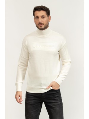 Karl Lagerfeld Knit Rollneck Men's Knitwear Red