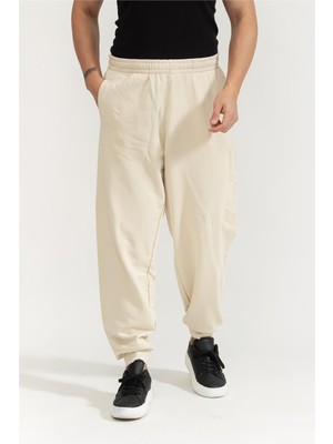 Ea7 Men's Sweatpants Beige