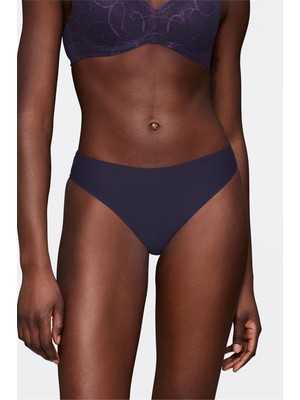 Trıumph Triumph Women's Body Make-Up Illusion Lace Highleg Tai Briefs Navy