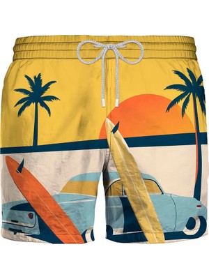 Zeybra Men's Swim Shorts Yellow