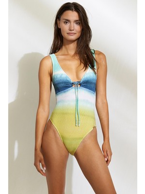 Watercult Ombré Flow Swimsuit Turquoise