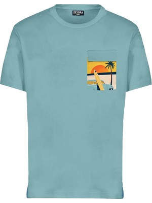 Zeybra Men's Crew Neck T-Shirt Multicolor