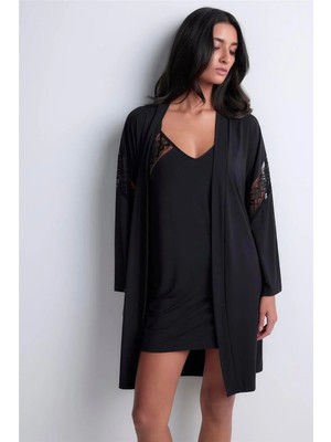 Aubade Sweet Obsession Kimono Women's Kimono Black