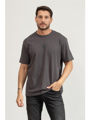 Boss Tee Future Men's Crew Neck T-Shirt Grey