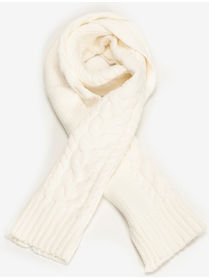 Dkny Cable Women's Scarf Ivory