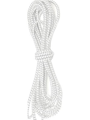 Merfi Store Beyaz Simli 5 Metre 2 mm Yuvarlak Lastik