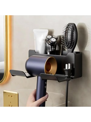 Burada Bulabilirsin Saç Kurutma Makinası ve Banyo Malzemeleri Için Düzenleyici Askılık Stand - AL5054