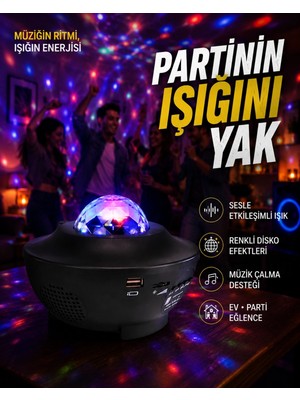 MiraLive 10 Renkli Kombinasyon + Breathing Light + 2 Saat Zamanlayıcılı Star Lamba