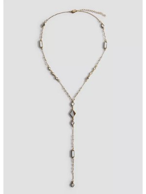 Mango Crystal Pendant Necklace