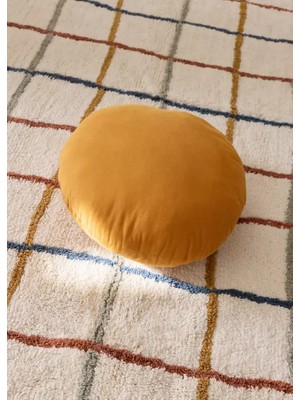 Mango %100 Cotton Round Cushion