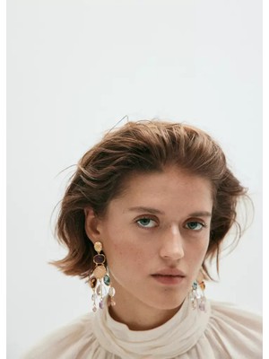 Mango Long Stone Earrings