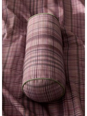 Mango Contrast Cotton Canvas Kids' Bolster Cushion