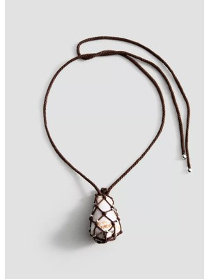 Mango Seashell Cord Necklace