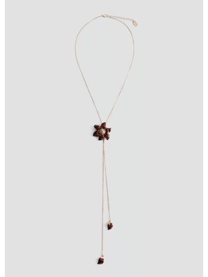 Mango Double Flower Necklace