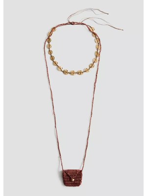 Mango Set Of 2 Combined Necklaces